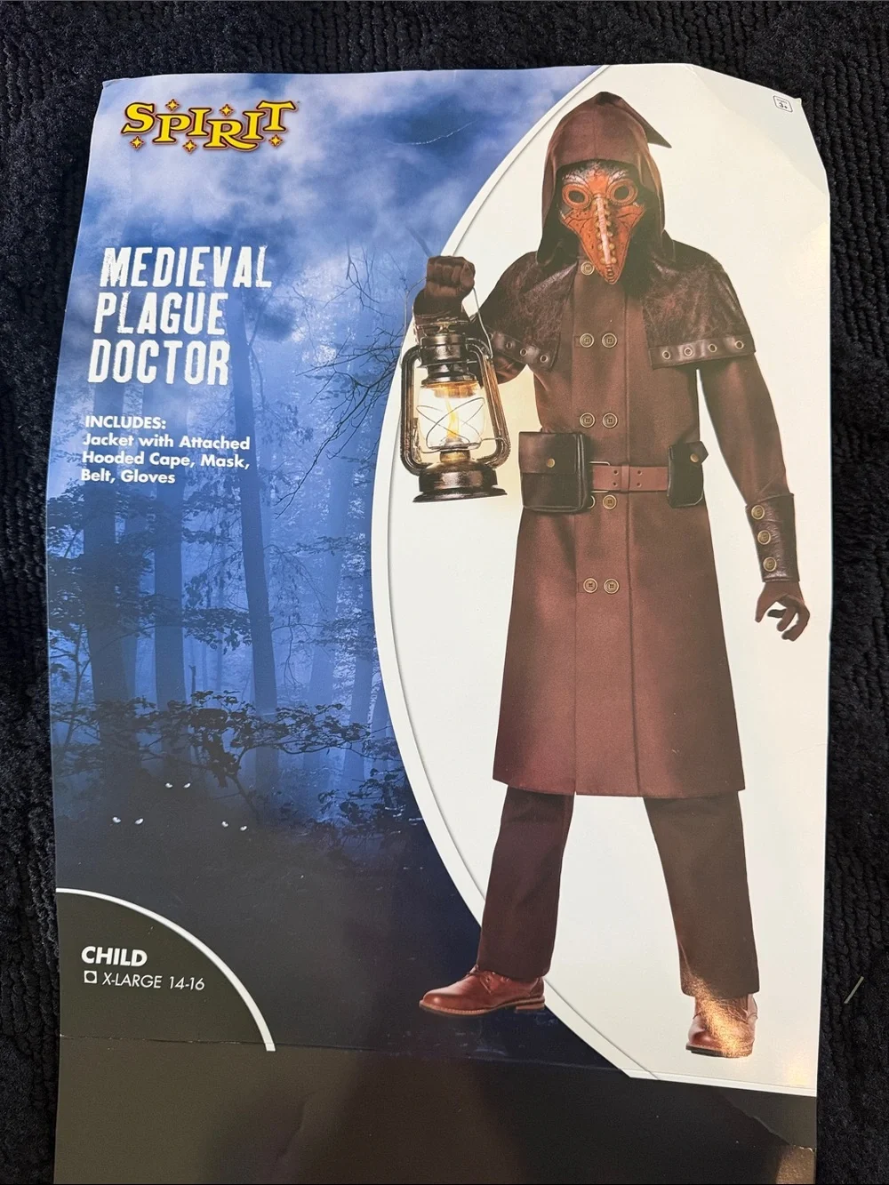 Spirit Brown Medieval Plague Doctor Costume